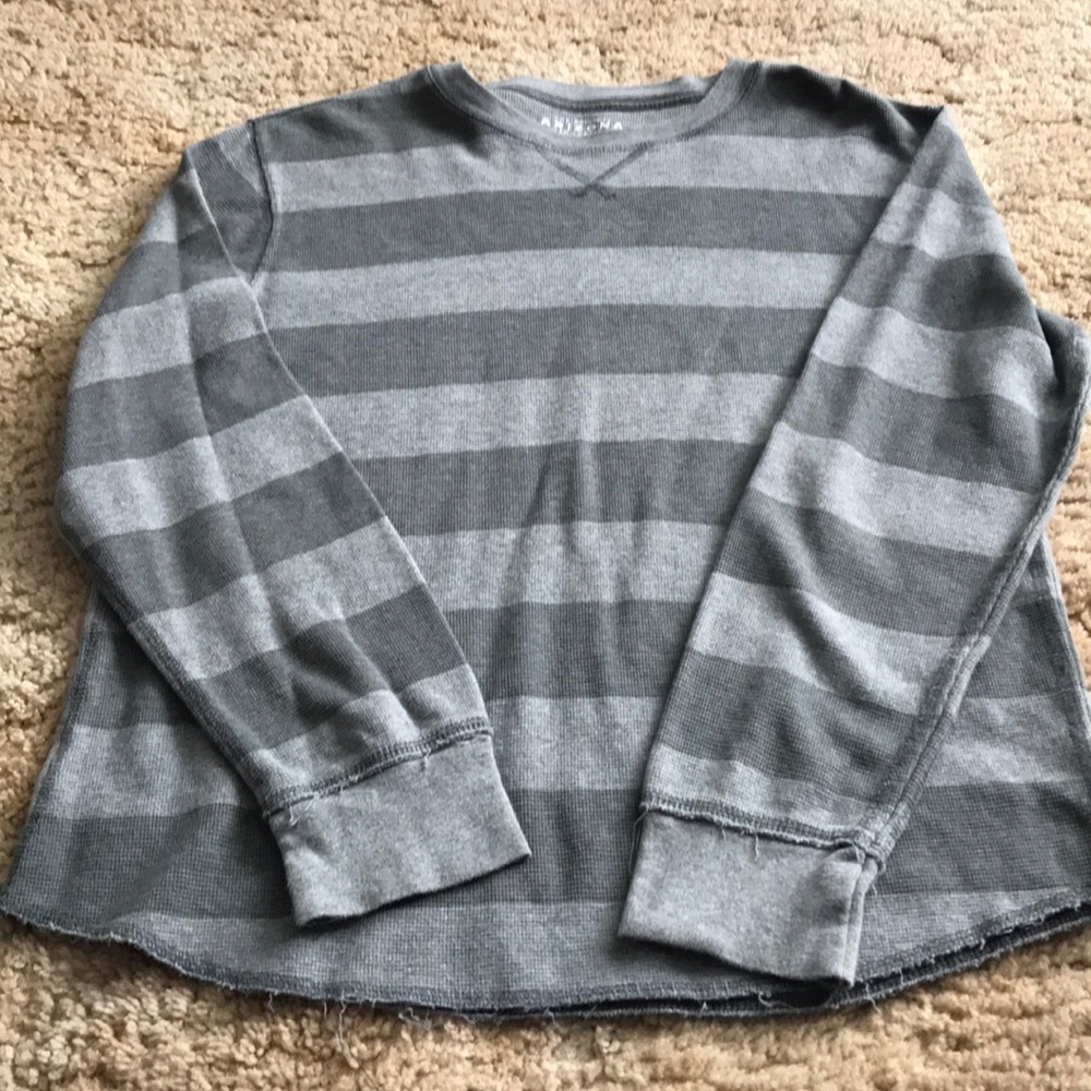 Men’s waffle knit long sleeve shirt